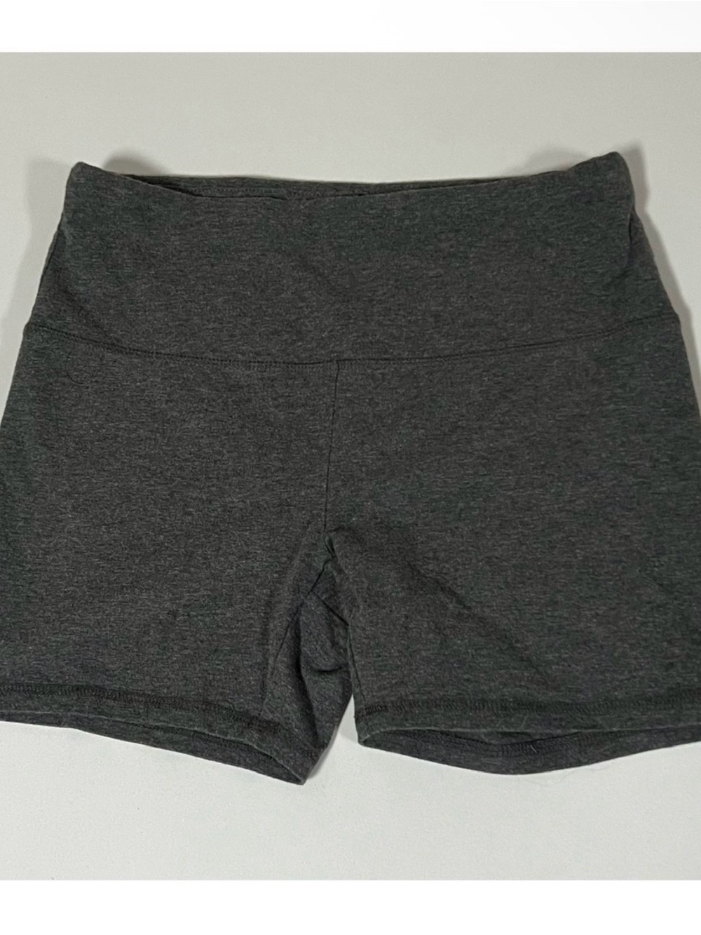 RBX Gray Grey Marled High-Rise Athletic Shorts Bottoms Size M 🩶 #shorts #casual